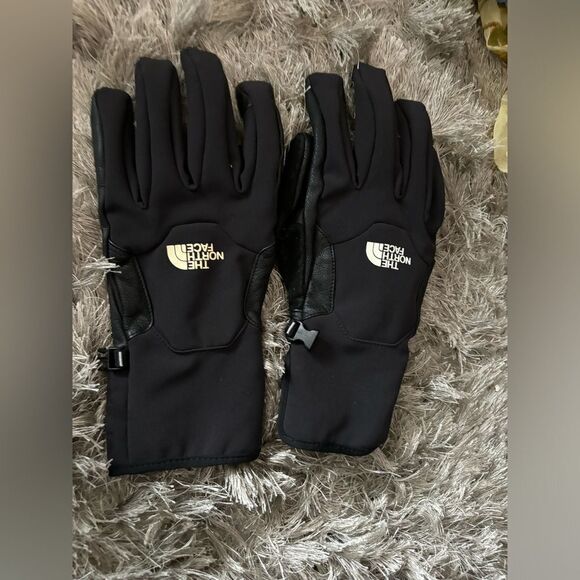 The NorthFace Gloves logo jacket winter accessory mittens unisex windwall gloves